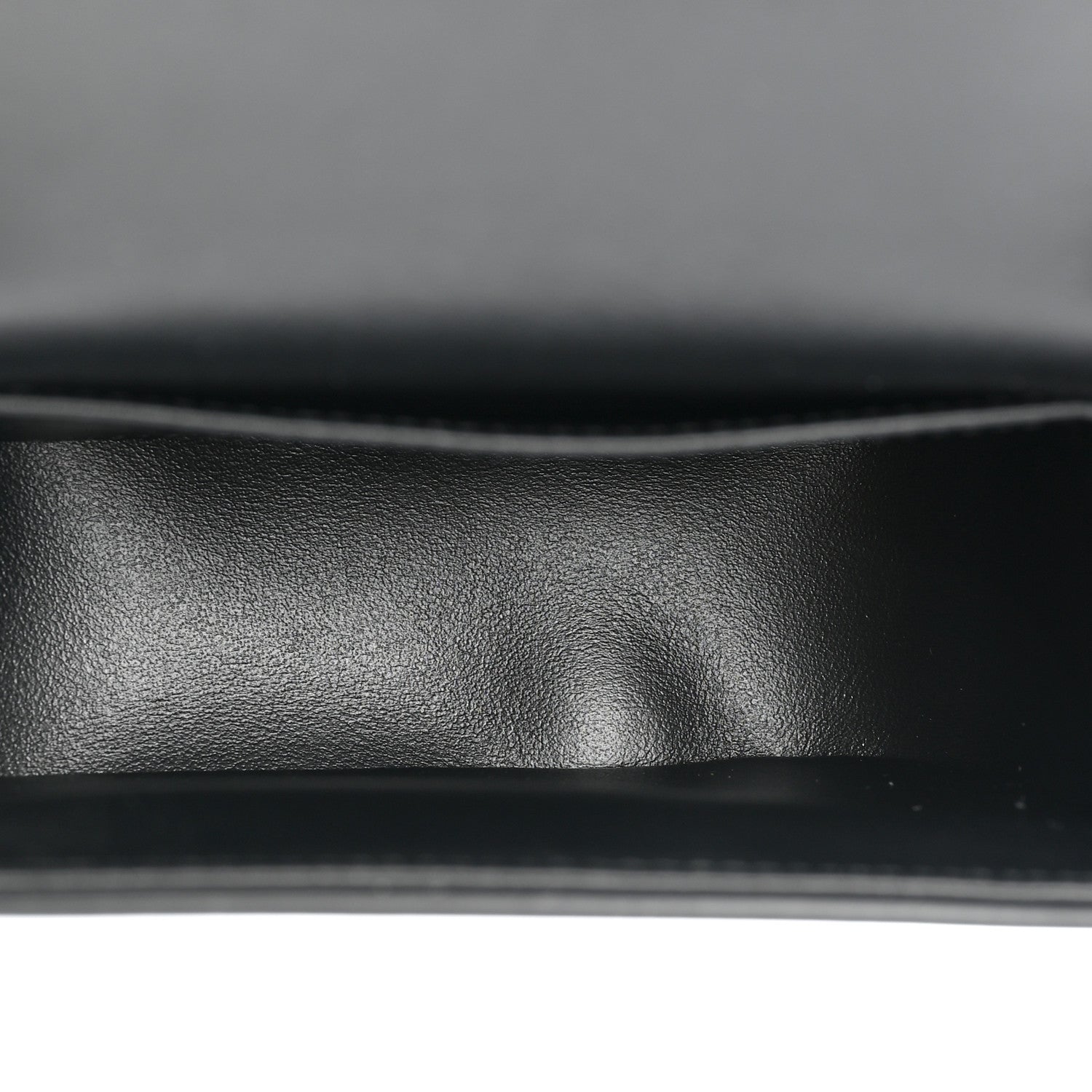 Celine Shiny Calfskin Mini Chain Claude Black 5 of 8