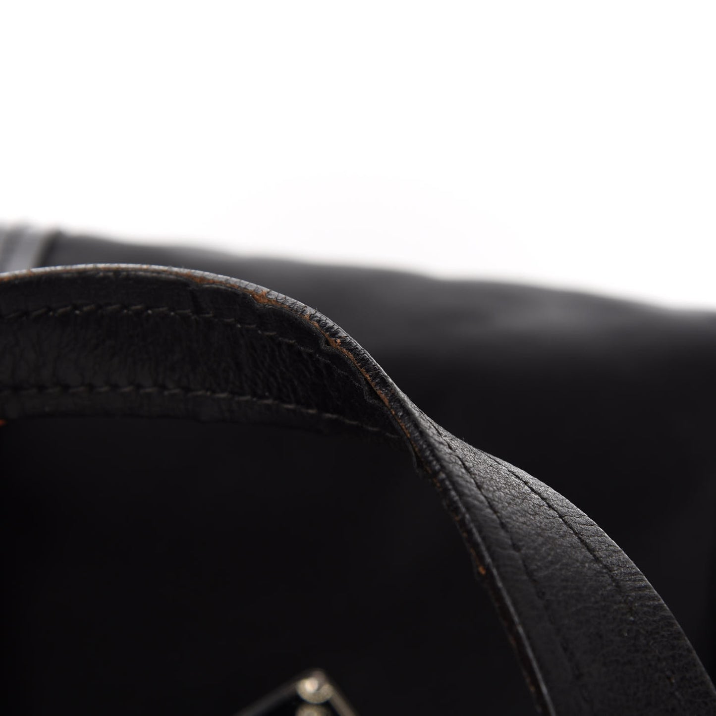 Tessuto Nylon Vitello Shoulder Bag Black