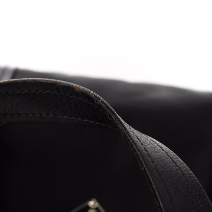 Prada Tessuto Nylon Vitello Shoulder Bag Black 6 of 10
