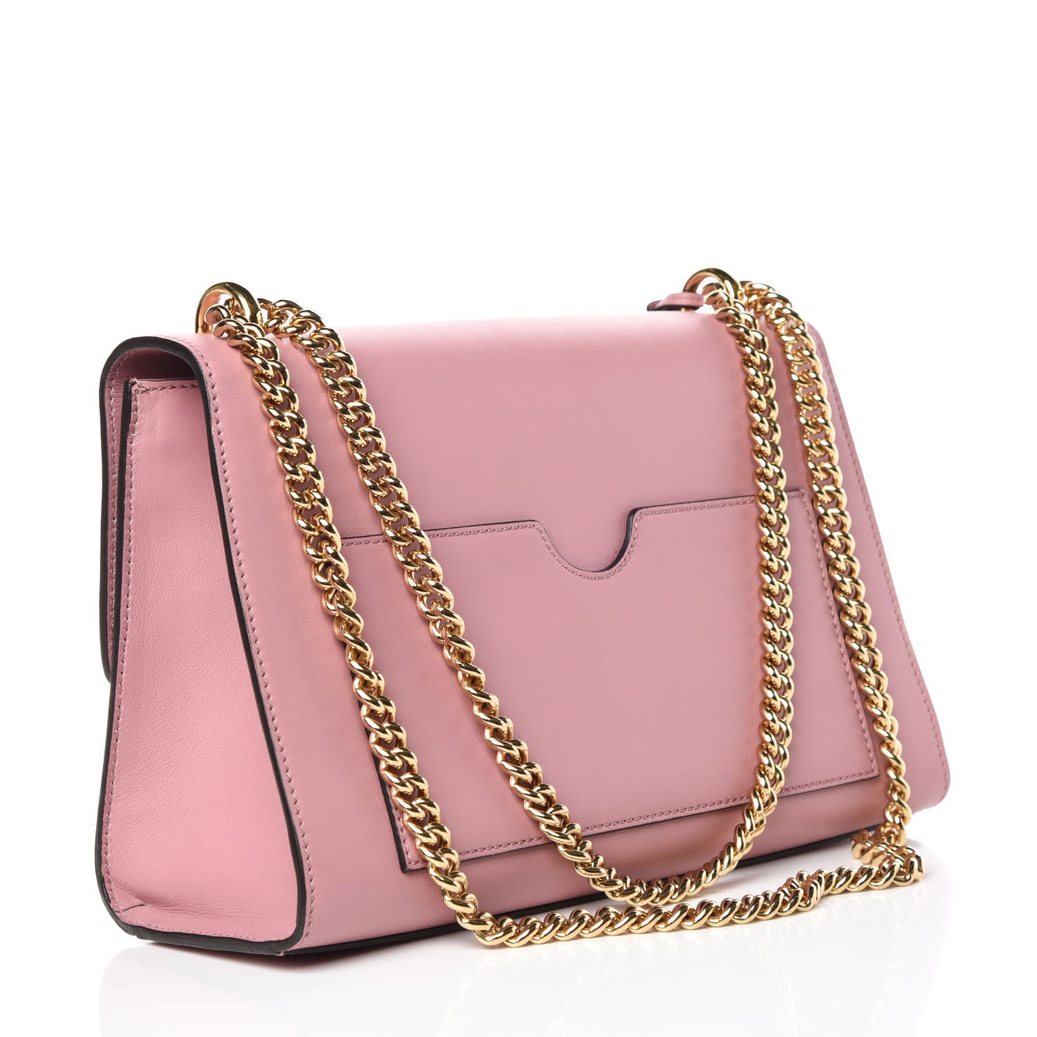 Gucci Moon Calfskin Medium Padlock Shoulder Bag Carmine Rose 3 of 10
