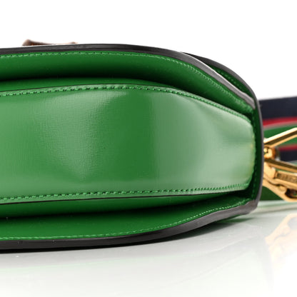 Gucci Boarded Dyana Lux Calfskin Mini Bamboo 1947 Top Handle Bag Spring Green 10 of 10