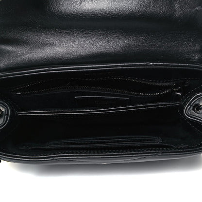 Saint Laurent Calfskin Y Quilted Monogram Toy Loulou Crossbody Bag Black 5 of 9
