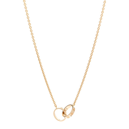 Cartier 18K Yellow Gold Interlocking LOVE Necklace 1 of 4