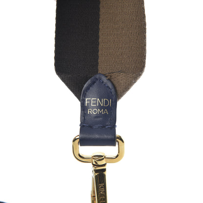Fendi X FILA Canvas Calfskin Mania Strap You Brown 3 of 6