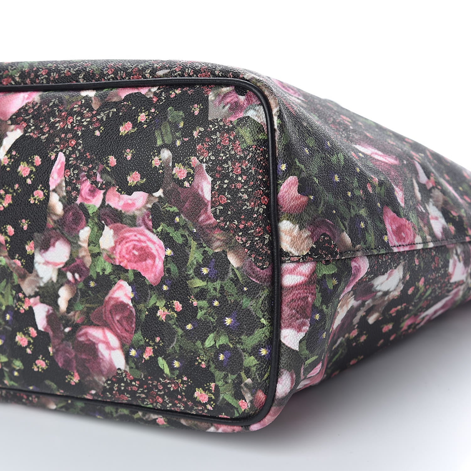 Givenchy Coated Canvas Roses Camouflage Print Large Antigona Tote Black 11 of 11