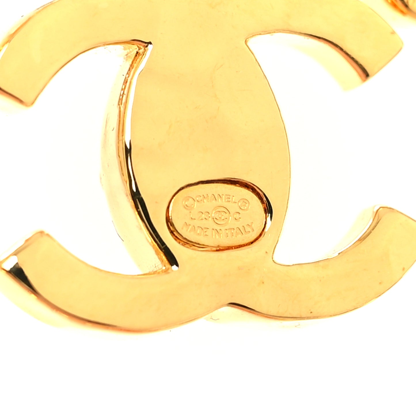 Crystal CC Earrings Gold