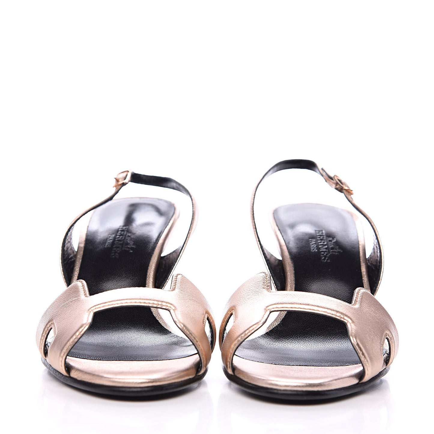 Metallic Nappa Night 70 Slingback Sandals 36 Or Rose