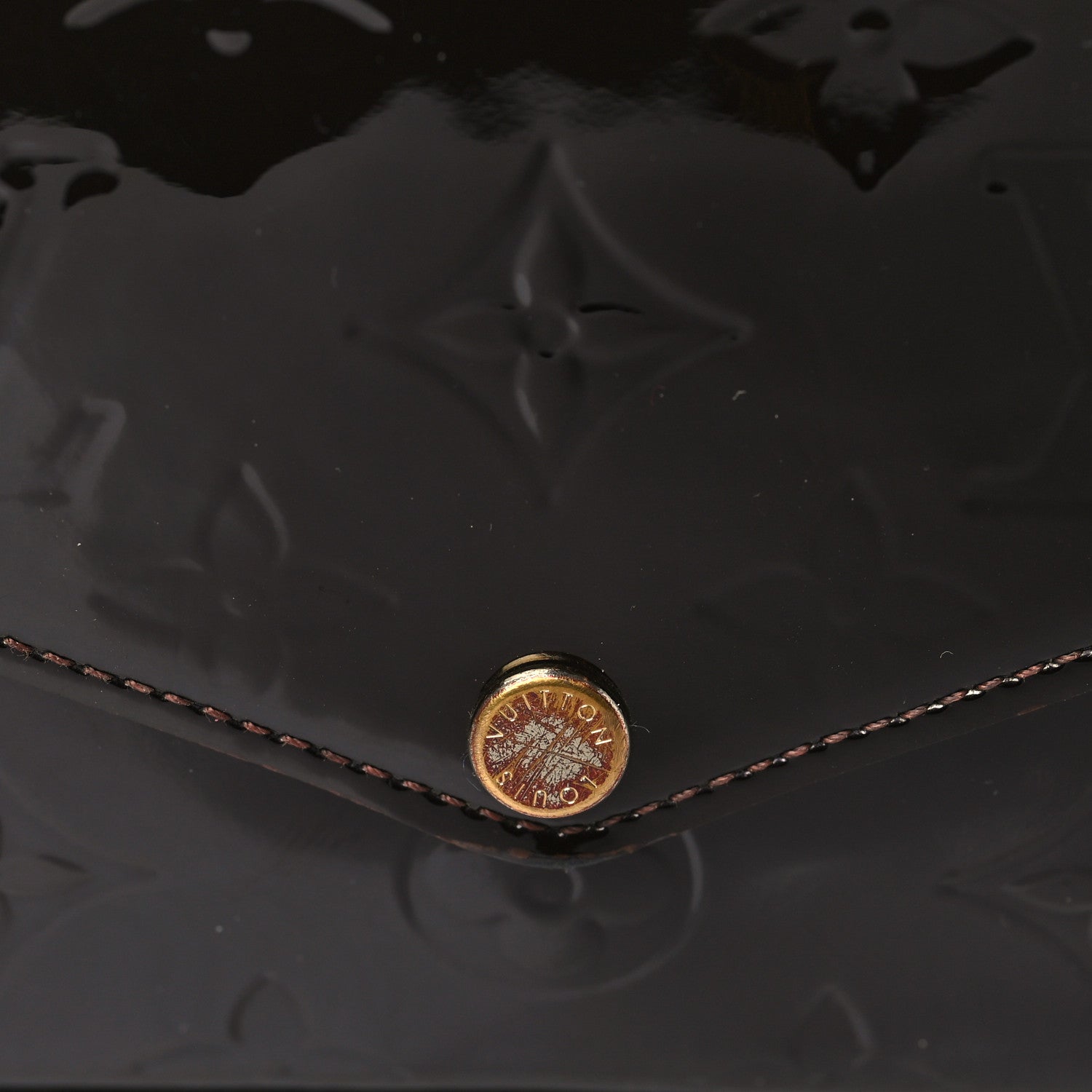 Louis Vuitton Vernis Pochette Felicie Chain Wallet Amarante 11 of 11