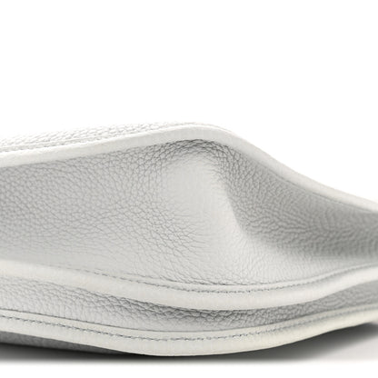 Hermes Taurillon Clemence Evelyne III PM Bleu Pale 10 of 11