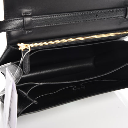 Celine Goatskin Medium Classic Box Flap Bag Black 5 of 8