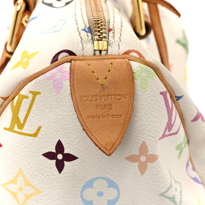 Louis Vuitton Monogram Multicolor Speedy 30 White 6 of 15