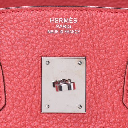 Hermes Taurillon Clemence Birkin 35 Bougainvillea 8 of 29