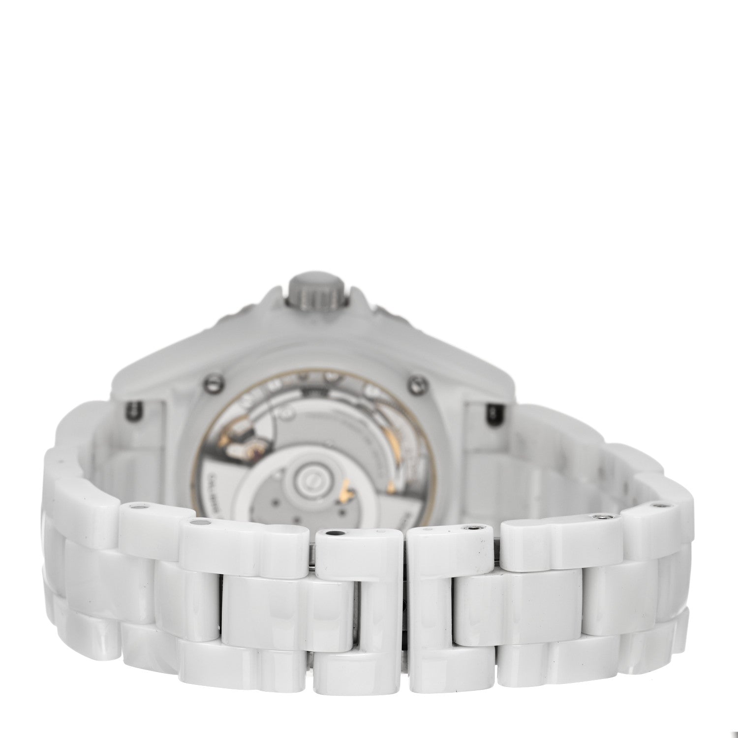Chanel Stainless Steel Ceramic 38mm J12 Automatic Watch White 3 of 5