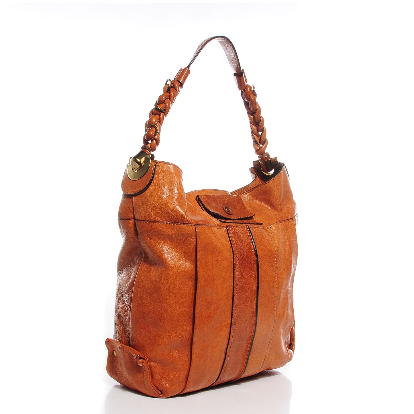 Lambskin Heloise Hobo Nutmeg