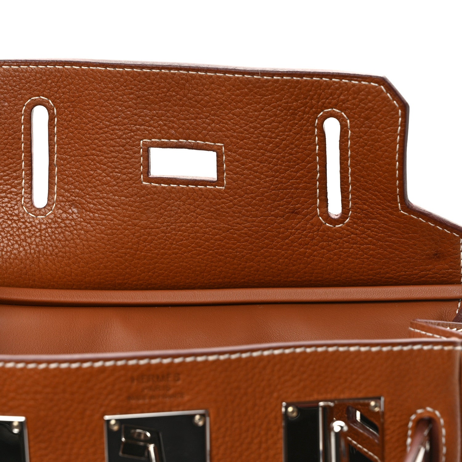 Hermes Natural Barenia Faubourg Hac A Dos PM Backpack Fauve 10 of 12