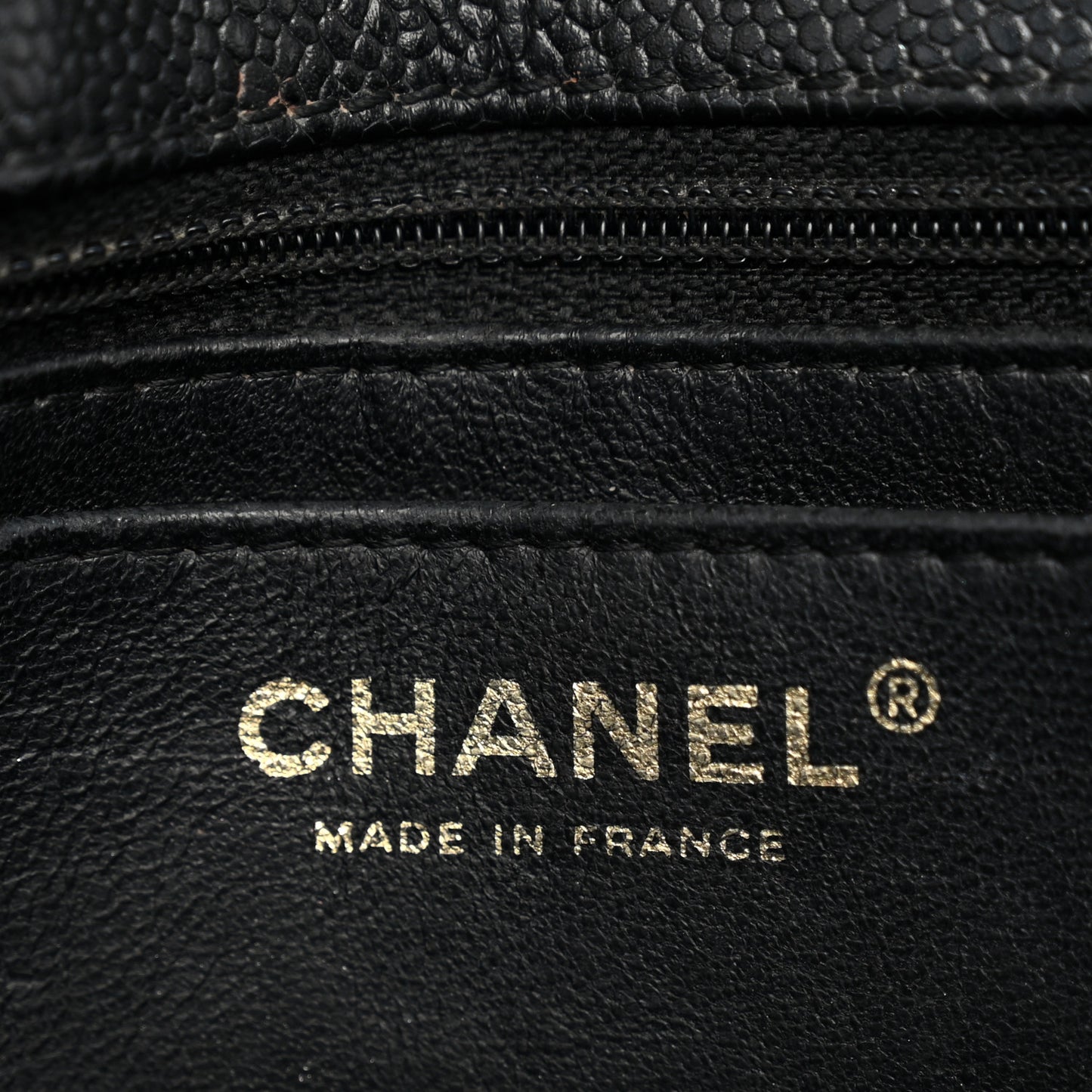 Caviar Quilted Jumbo Single Flap Black