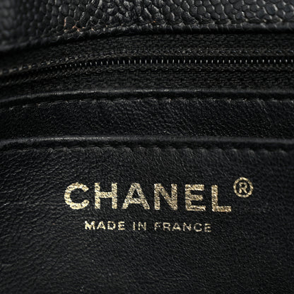 Chanel Caviar Quilted Jumbo Single Flap Black 6 of 14