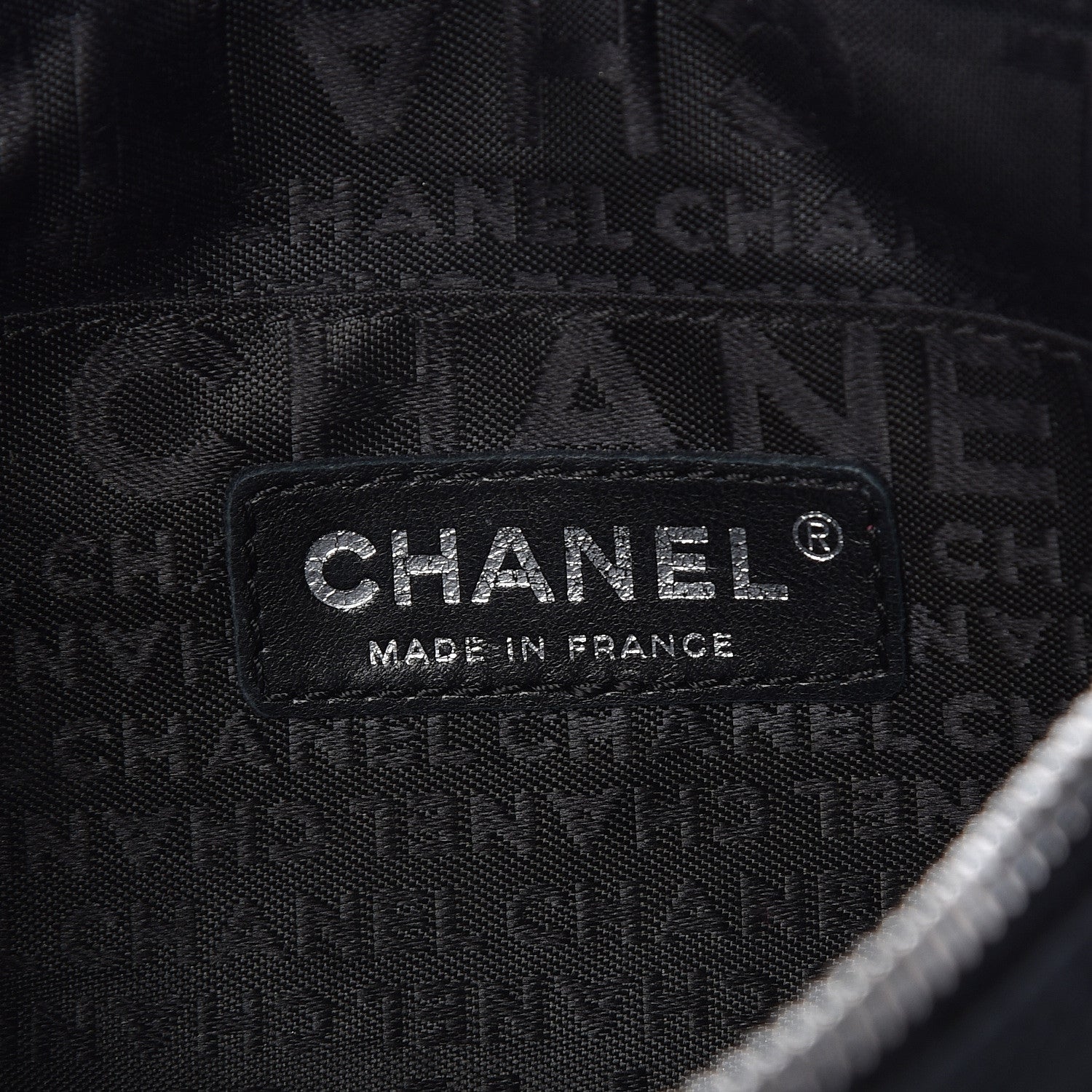 Chanel Satin CC Evening Bag Black 6 of 8