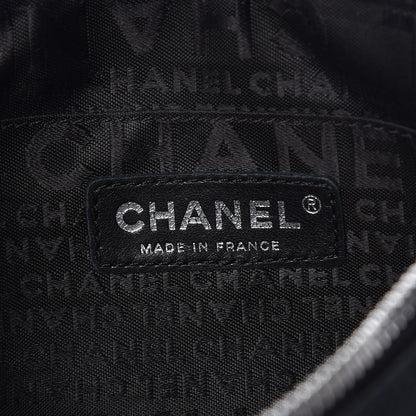 Chanel Satin CC Evening Bag Black 6 of 8