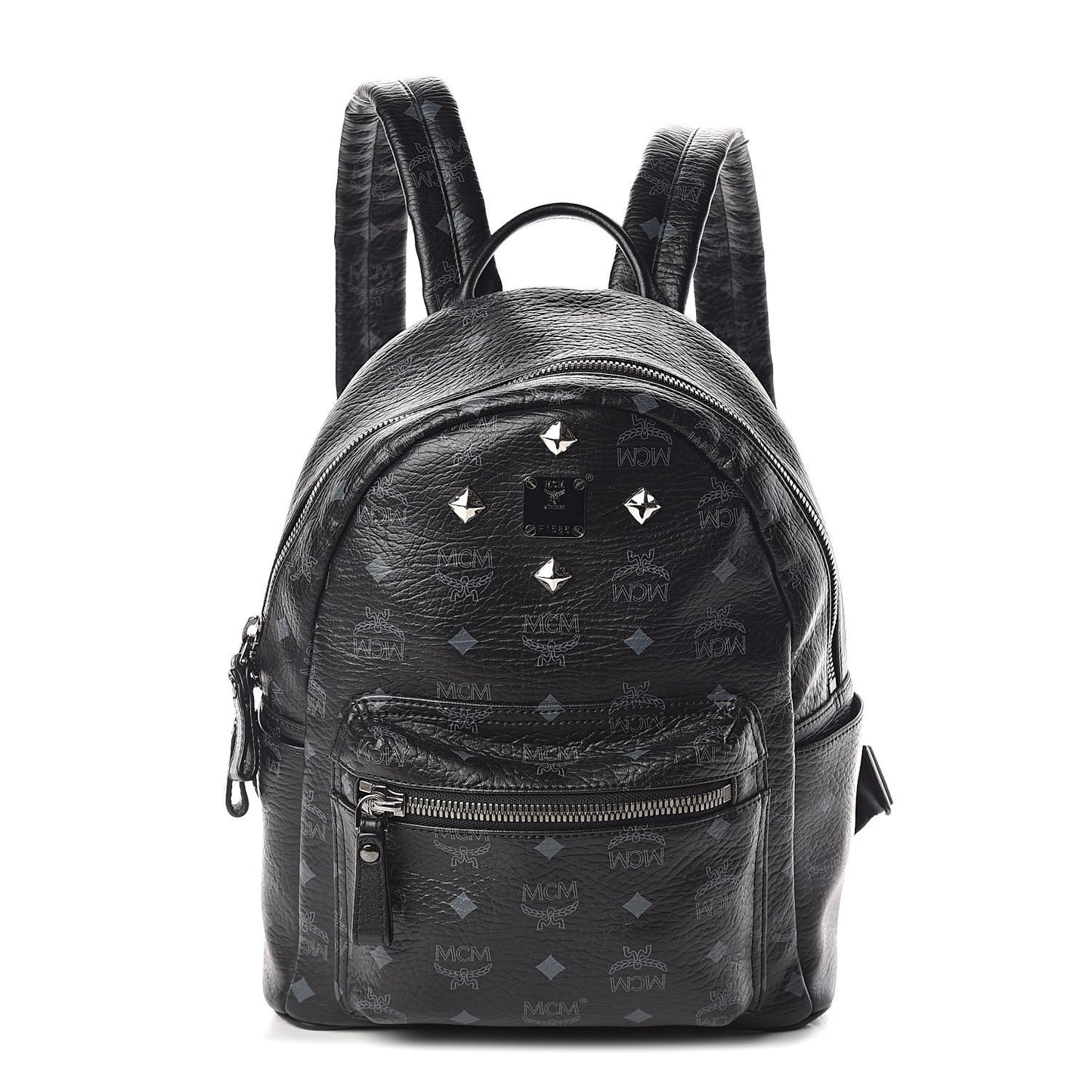 Visetos Studded Small Stark Backpack Black