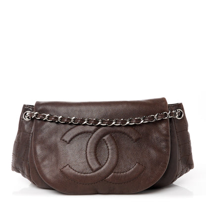 Chanel Caviar Large Half Moon Flap Brown 1 of 10