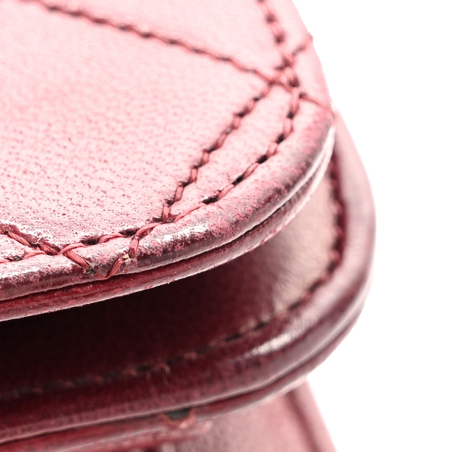 Chanel Lambskin Quilted Small Single Flap Bordeaux 13 of 14