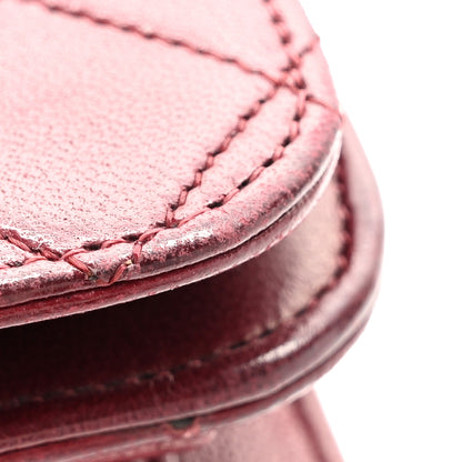 Chanel Lambskin Quilted Small Single Flap Bordeaux 13 of 14