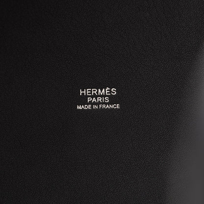 Hermes Feutre Swift Picotin Lock 18 PM Bleu Nuit Black 6 of 13