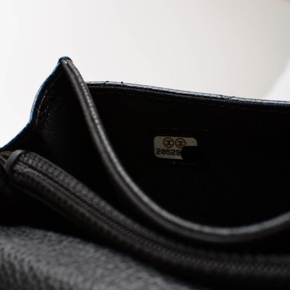 Chanel Caviar Quilted Small Flap Wallet Black 8 of 8