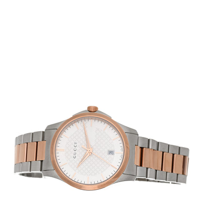 Gucci Stainless Steel 38mm G-Timeless Two Tone Quartz Watch 2 of 4