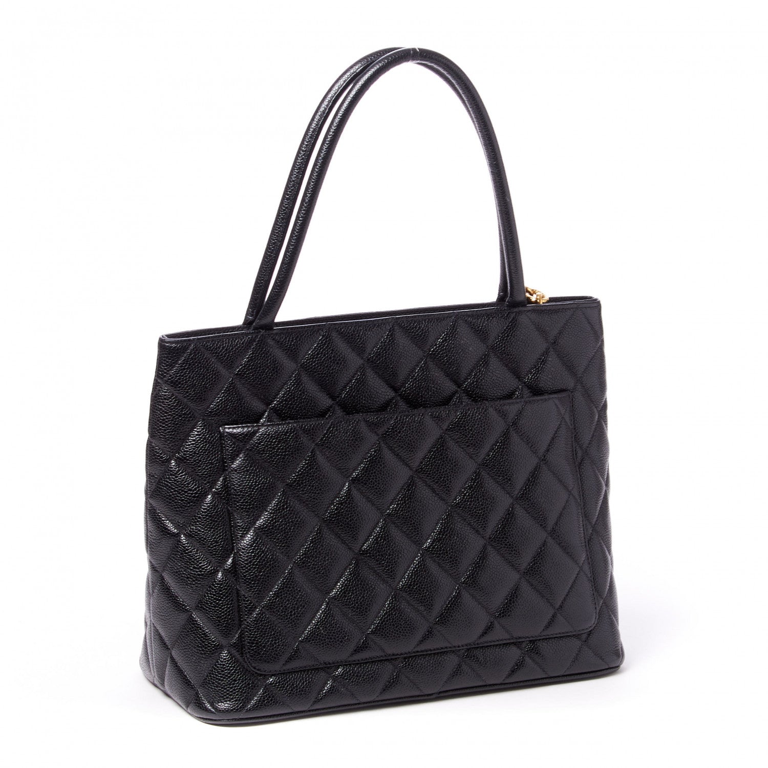 Chanel Caviar Quilted Medallion Tote Black 2 of 8
