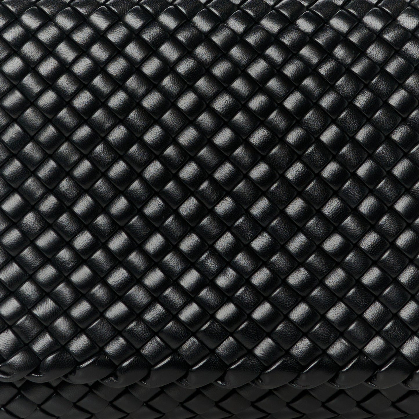 Nappa Intrecciato Patti Top Handle Bag Black
