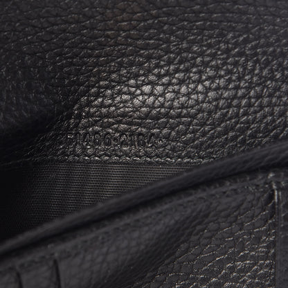 Gucci Pebbled Calfskin Medium Soho Zip Around Wallet Black 7 of 8