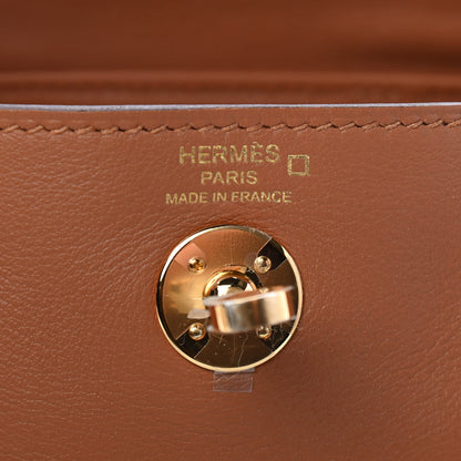 Hermes Matte Alligator Swift Mini Touch Lindy 20 Gold 6 of 9