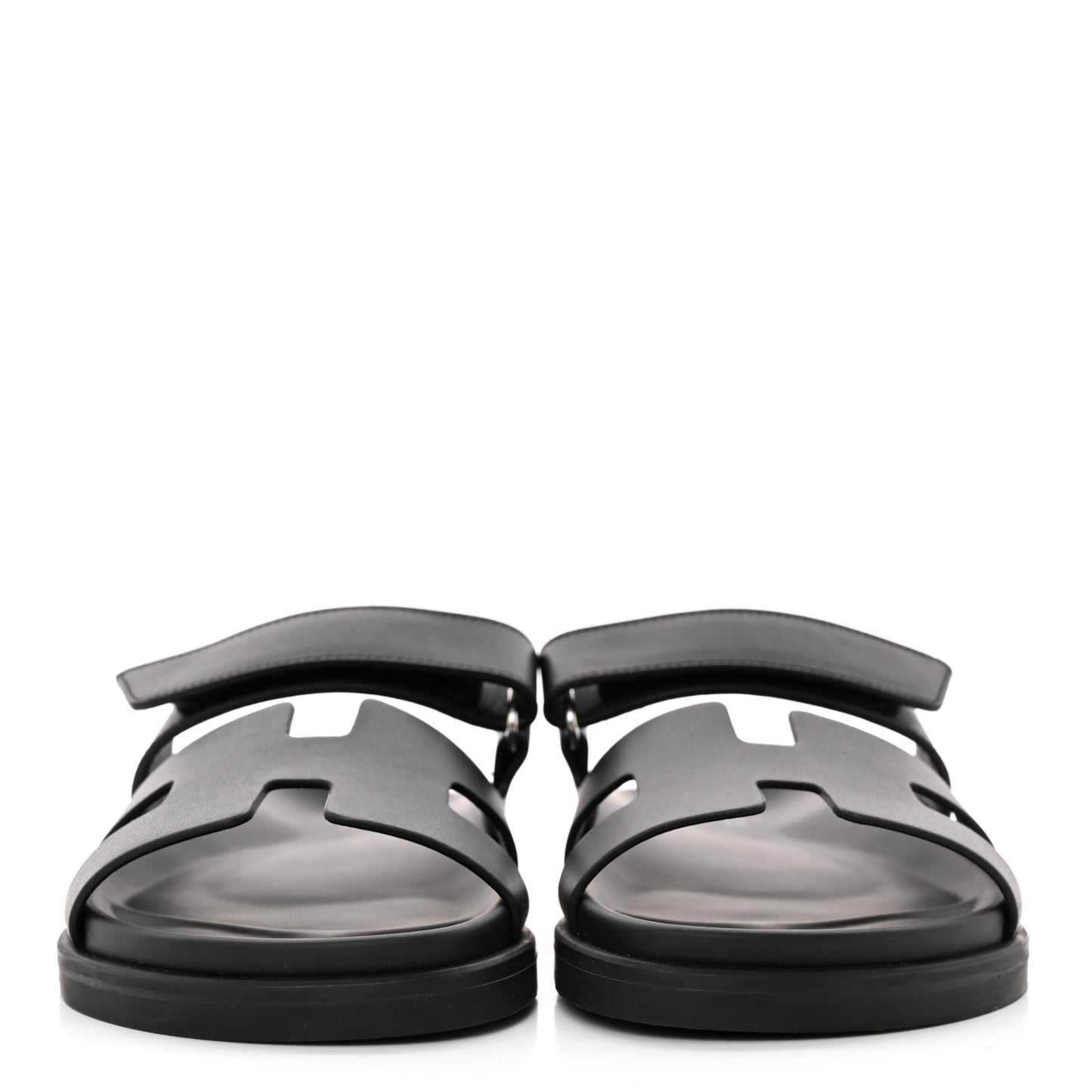 Calfskin Womens Chypre Sandals 36.5 Black
