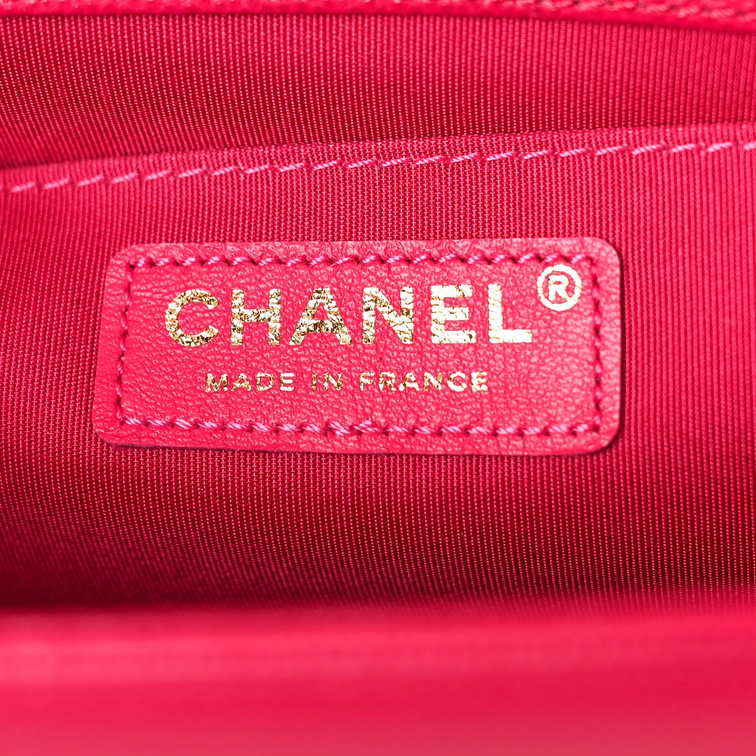 Chanel Caviar Quilted Medium Boy Flap Fuchsia 6 of 10