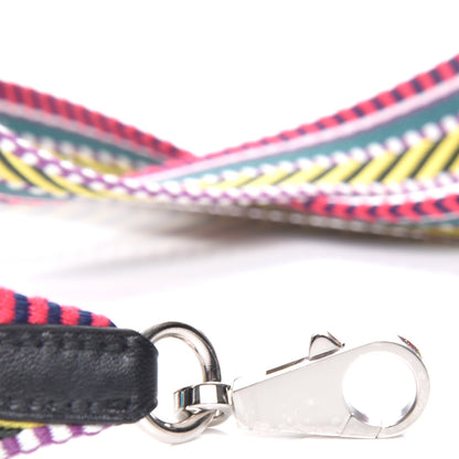 Hermes Toile Swift 25mm Sangle Cavale Shoulder Strap Multicolor Noir 4 of 6