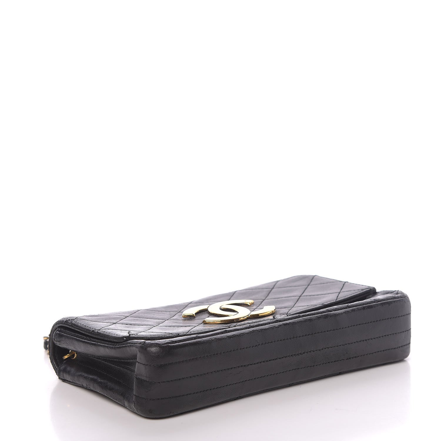 Chanel Lambskin Quilted Small Single Flap Black 4 of 12