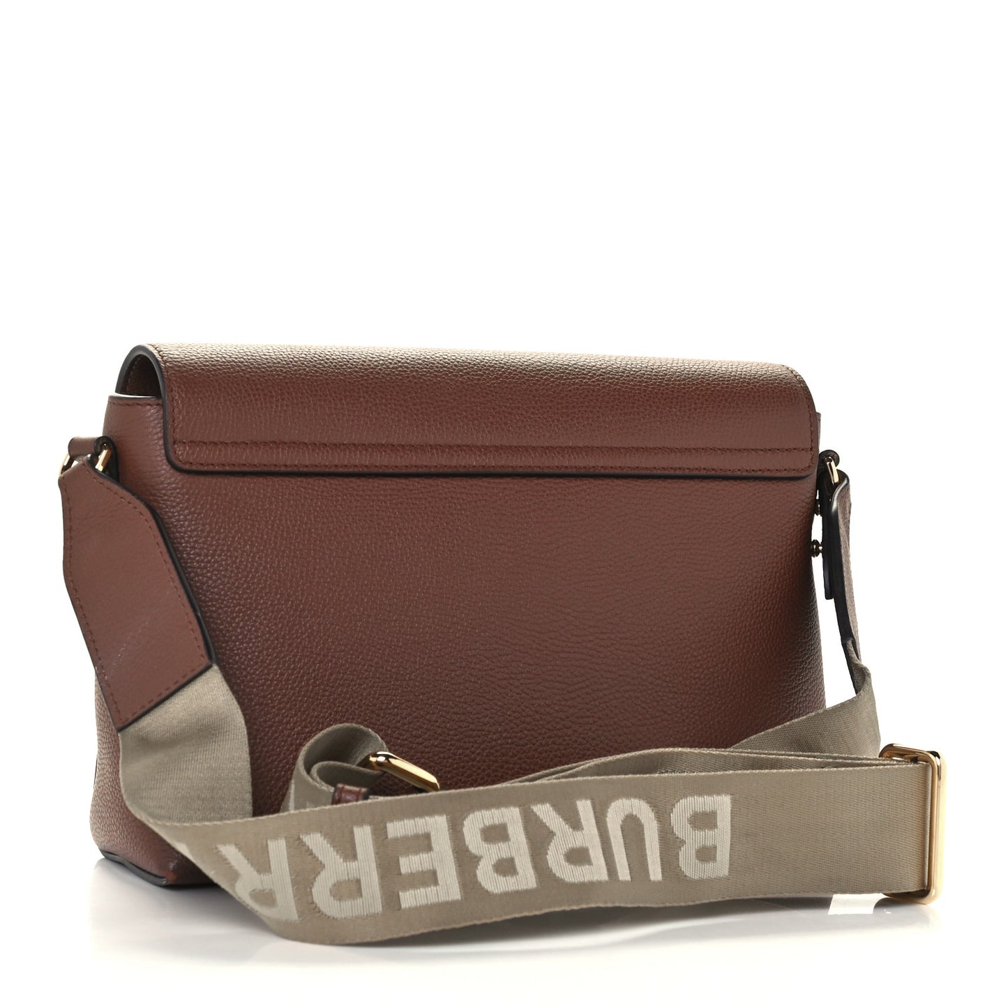 Calfskin Vintage Check Note Crossbody Bag Tan