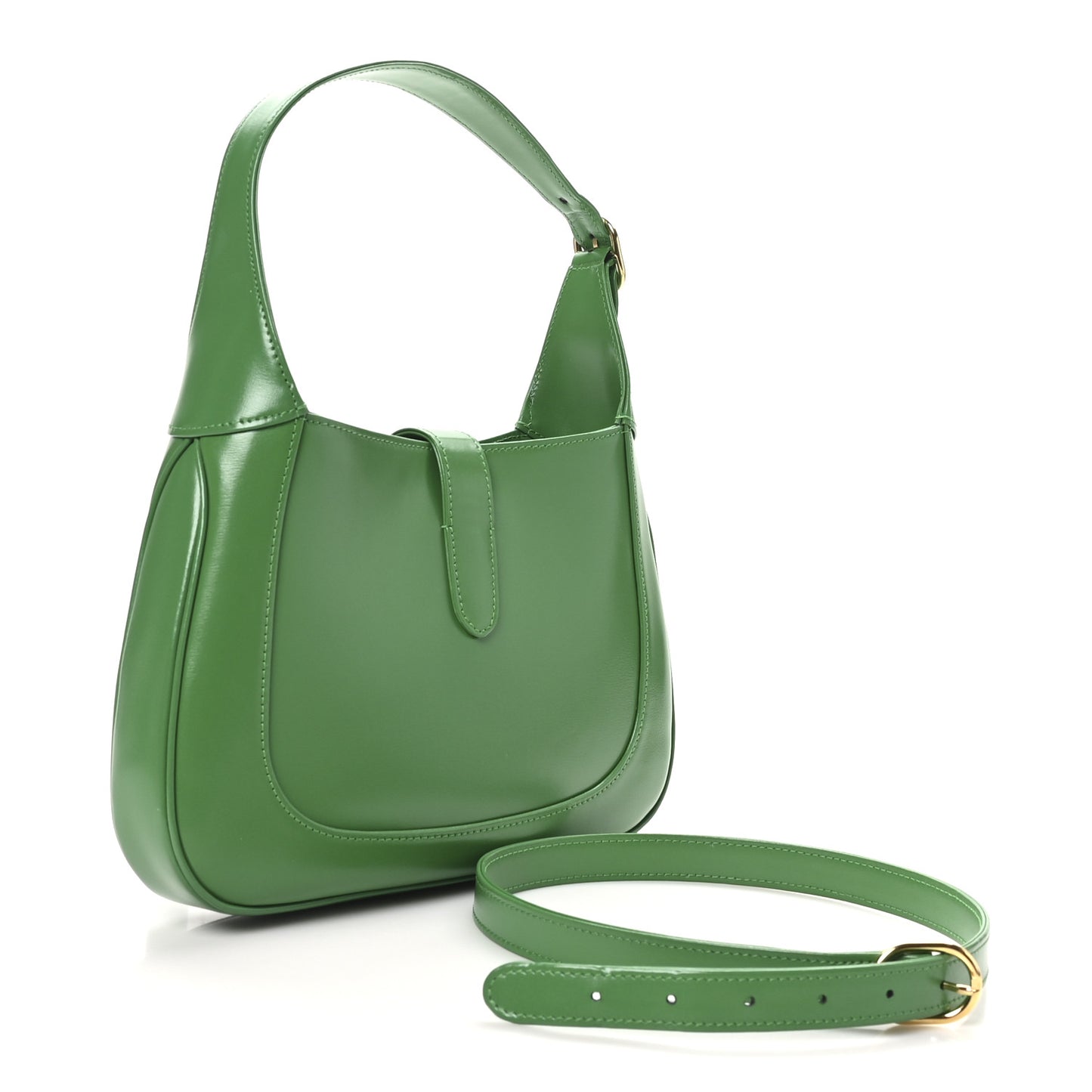 Boarded Dyana Lux Calfskin Small Jackie 1961 Hobo Spring Green