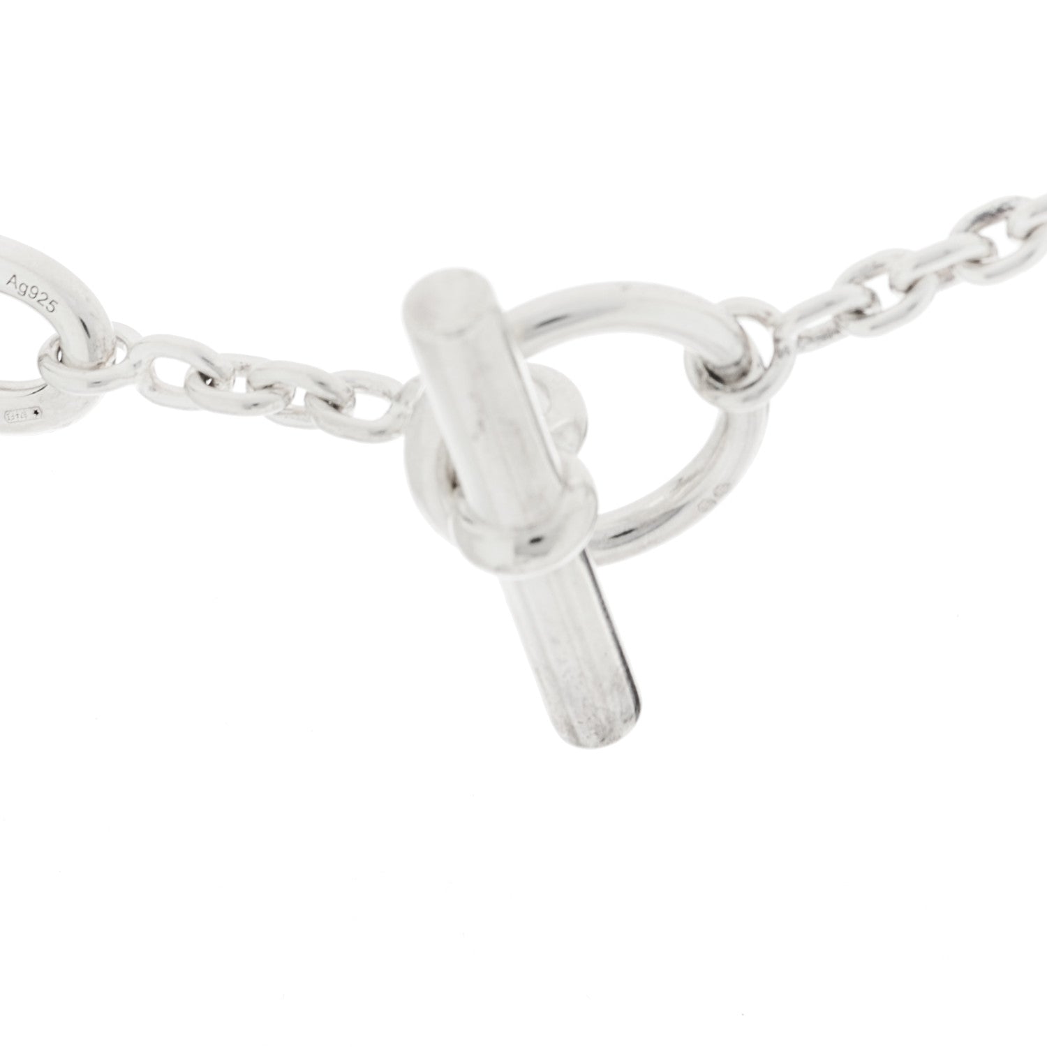 Hermes Sterling Silver Farandole Necklace 160 5 of 6