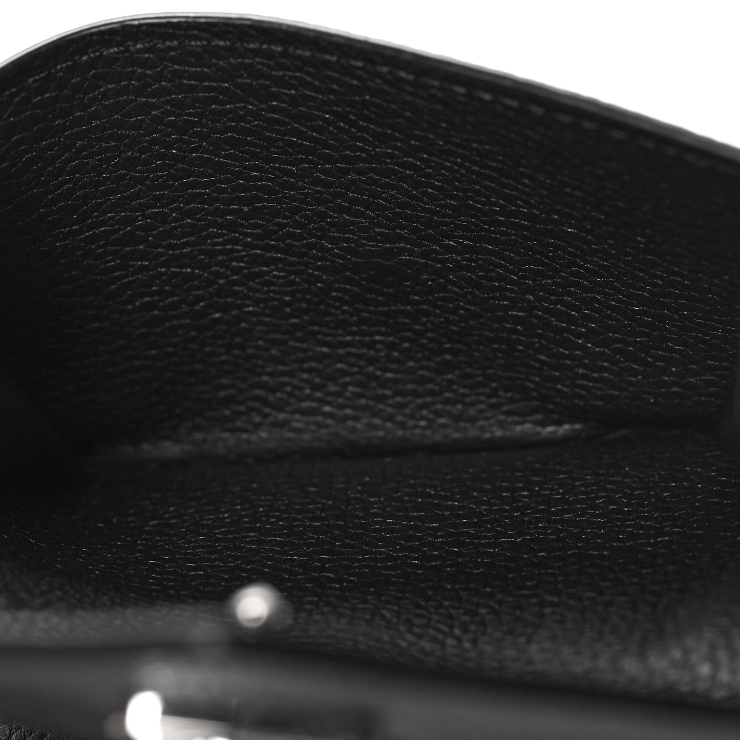 Calfskin Lockmini Wallet Black
