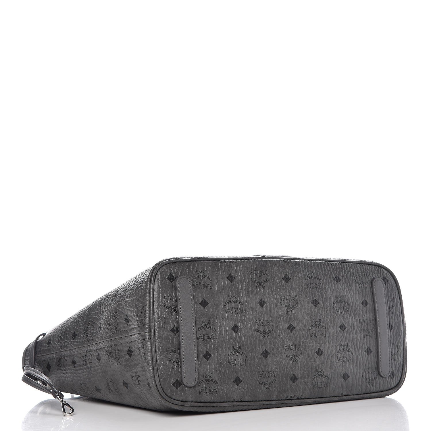 MCM Visetos Medium Liz Reversible Shopper Tote Phantom Grey 7 of 17