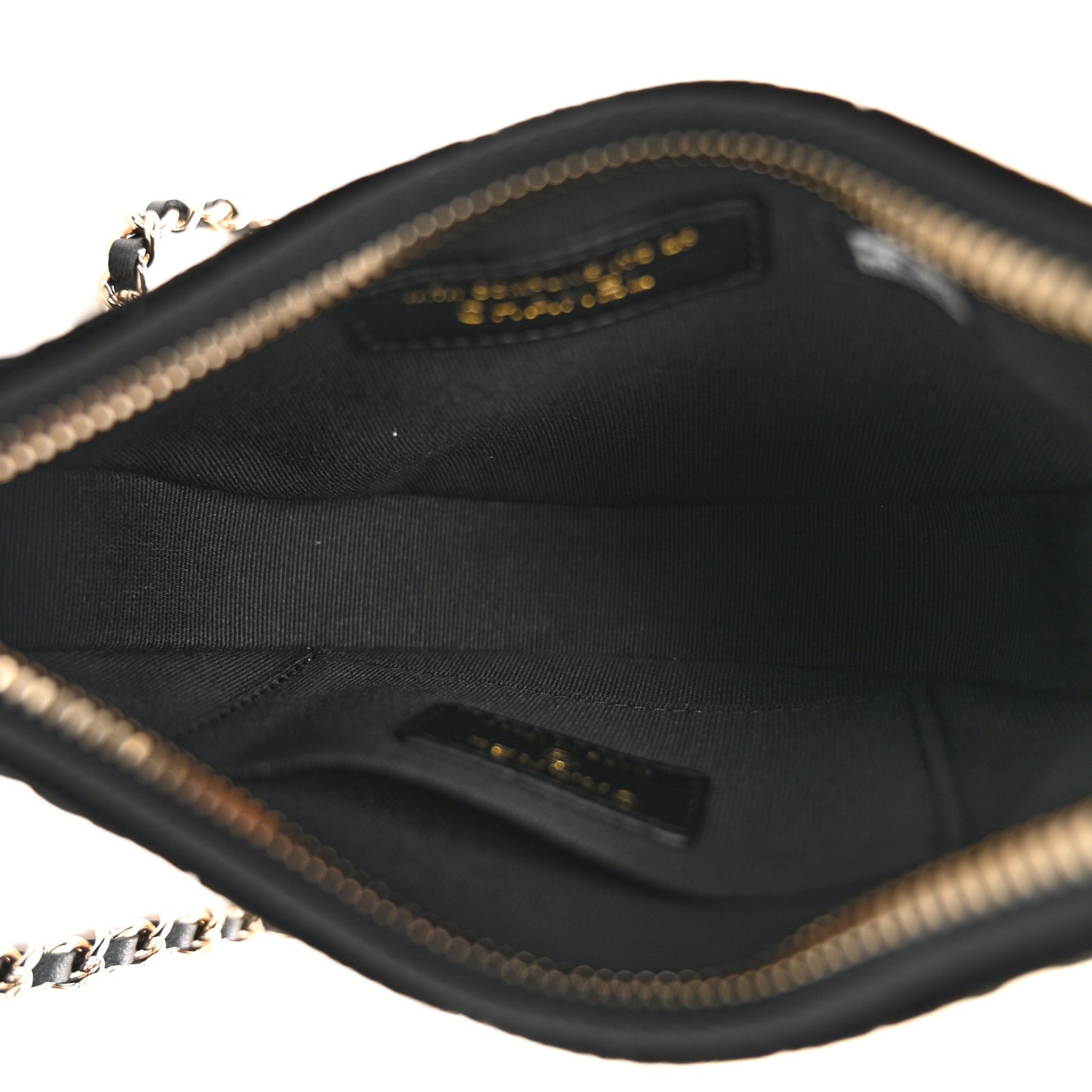 Velvet Crystal Quilted Chain Hobo Black