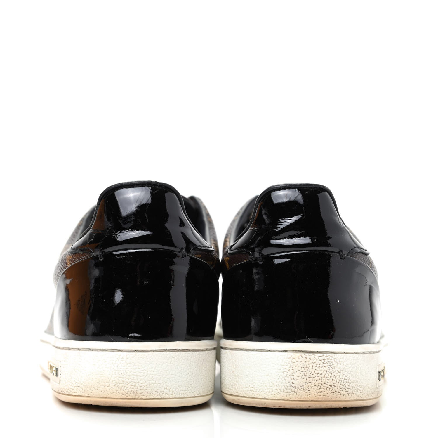 Louis Vuitton Patent Monogram Frontrow Sneakers 39 6 of 13