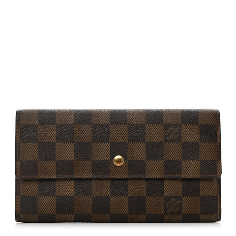 Damier Ebene Porte Tresor International Wallet