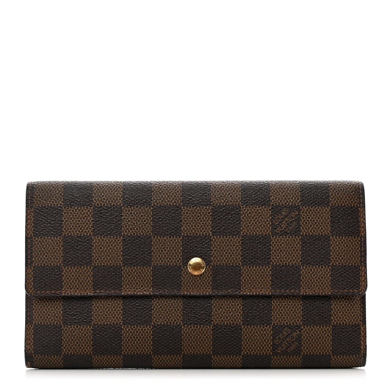 Louis Vuitton Damier Ebene Porte Tresor International Wallet 1 of 7