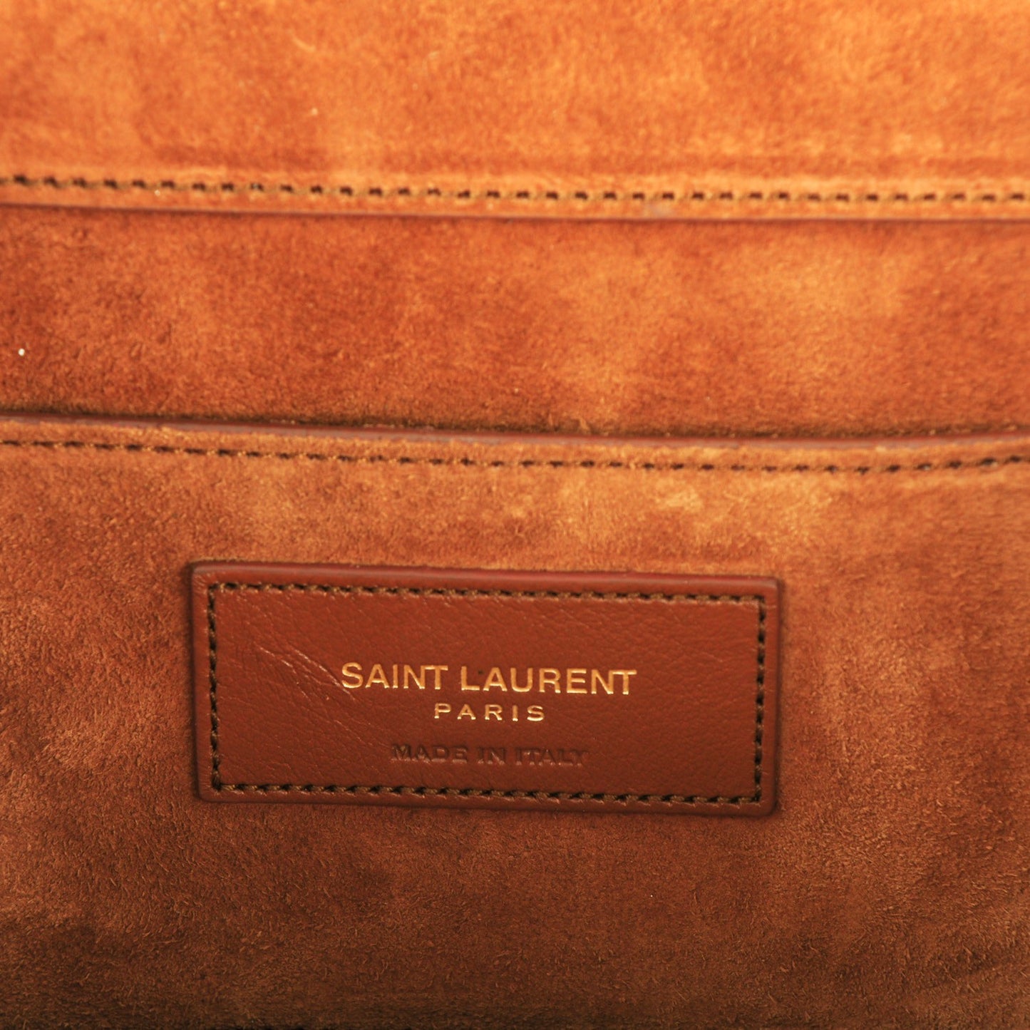 Suede Small Dylan Snake Monogram Satchel Light Ochre