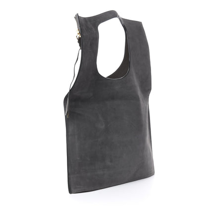Tom Ford Suede Large Alix Padlock Zip Shoulder Bag Grey 3 of 13