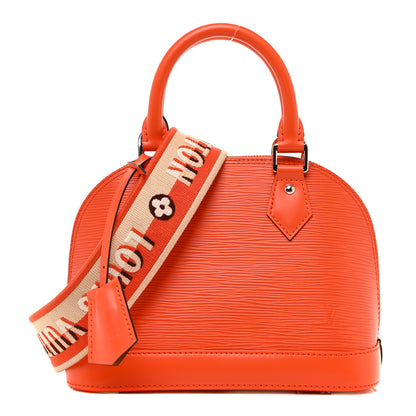 Louis Vuitton Epi Jacquard Alma BB Orange 1 of 12